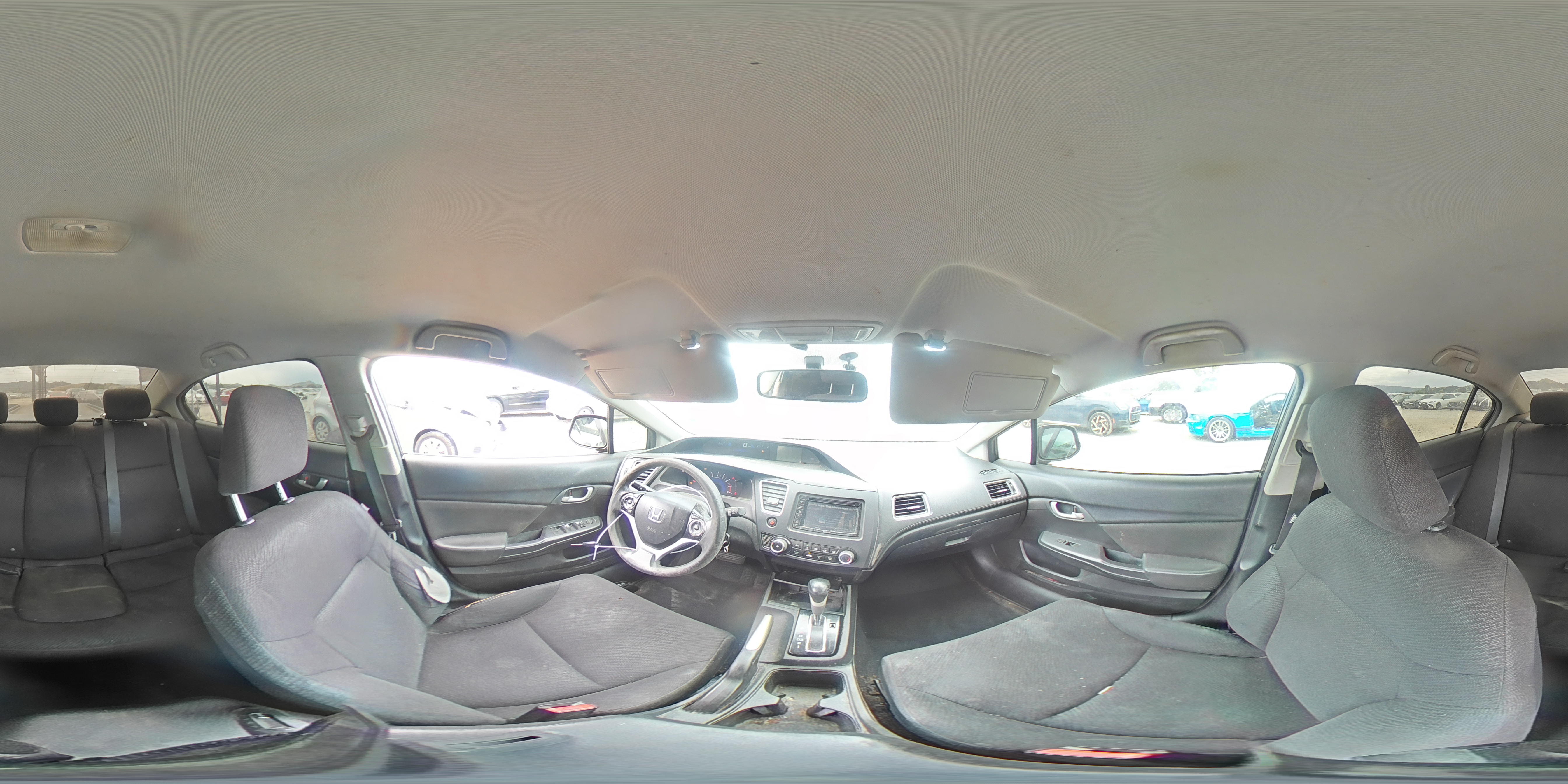 2013 Honda Civic Lx Gray vin: 2HGFB2F56DH583941