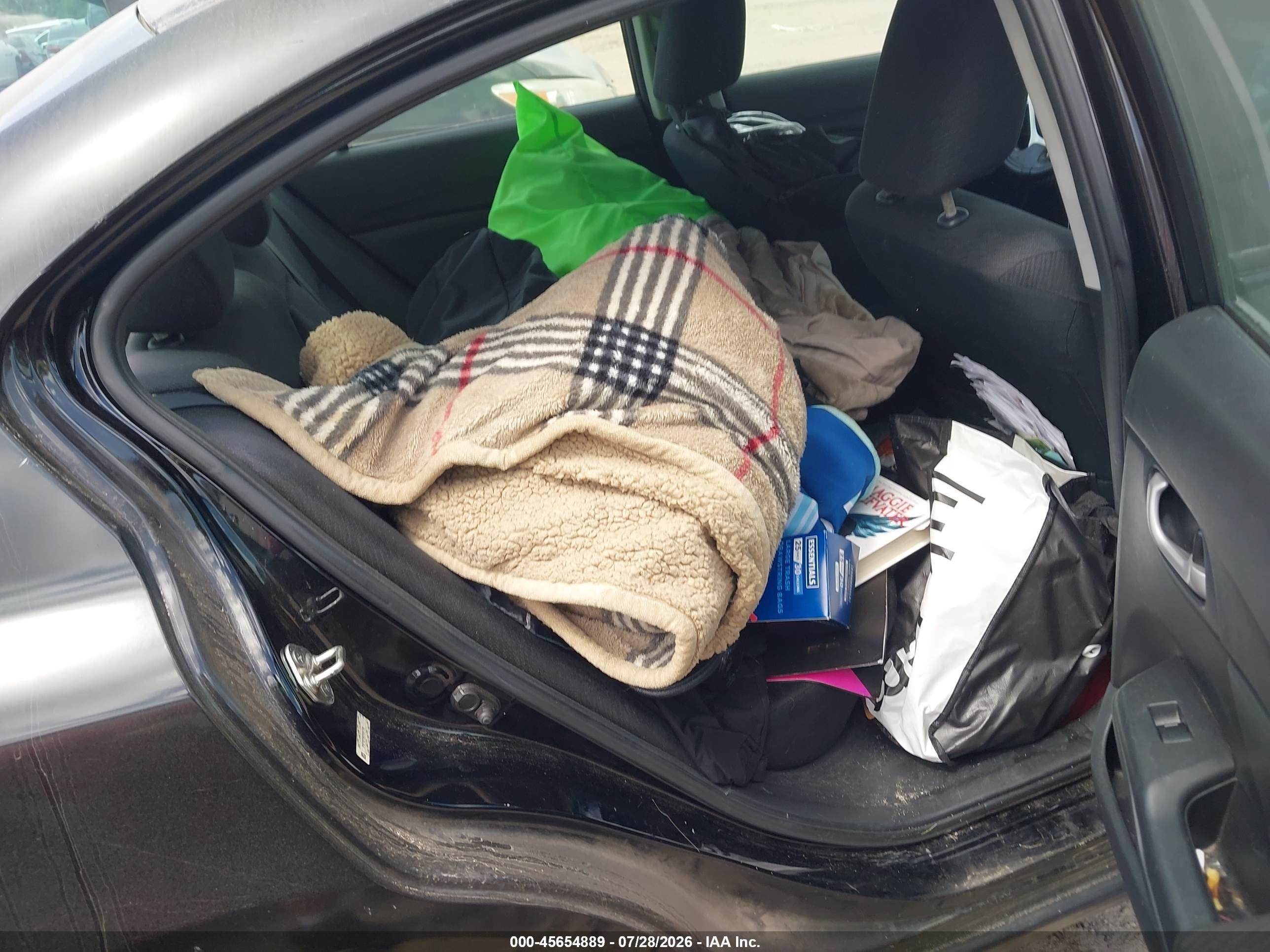 2013 Honda Civic Lx Черный vin: 2HGFB2F56DH597709