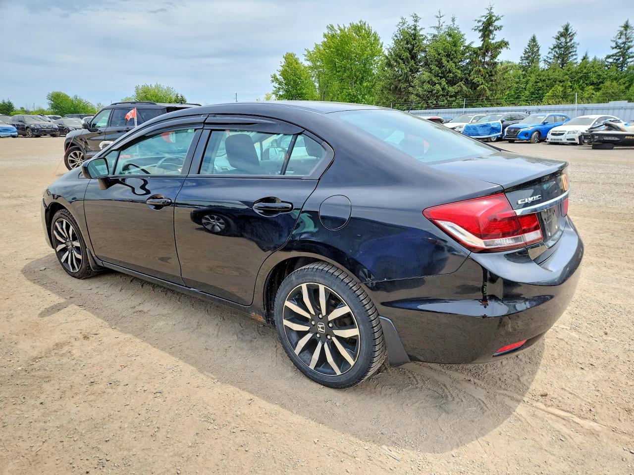 2014 Honda Civic Lx Black vin: 2HGFB2F56EH012645