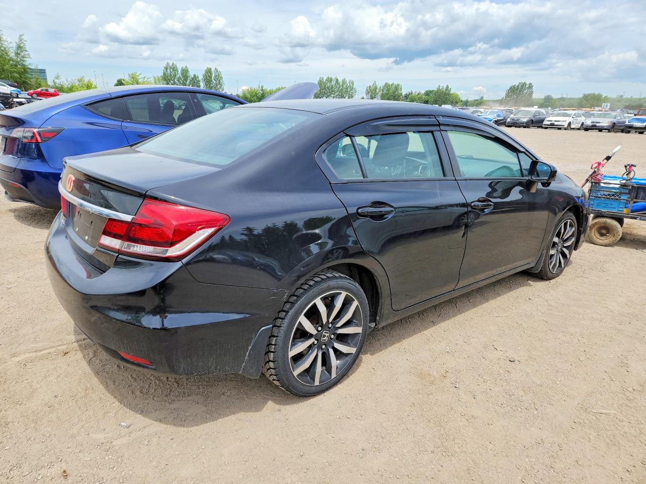 2014 Honda Civic Lx Black vin: 2HGFB2F56EH012645