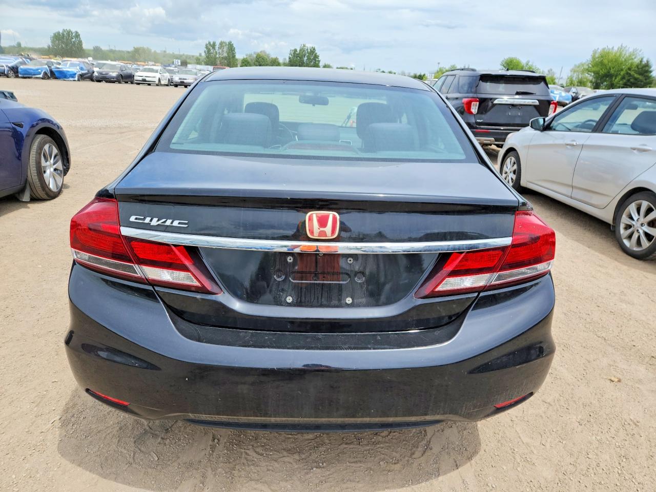 2014 Honda Civic Lx Black vin: 2HGFB2F56EH012645