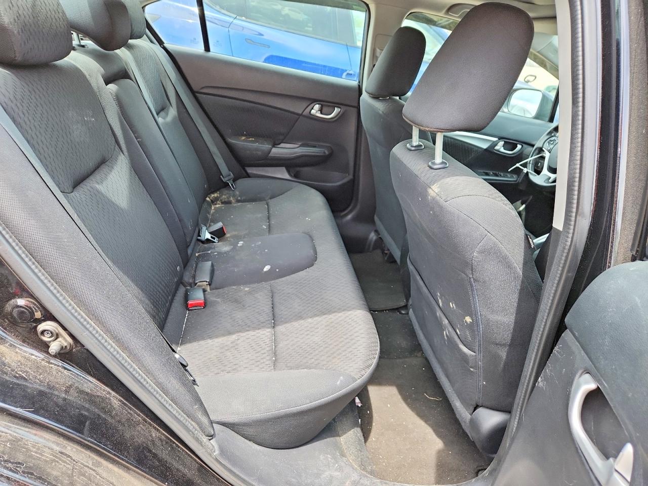 2014 Honda Civic Lx Black vin: 2HGFB2F56EH012645