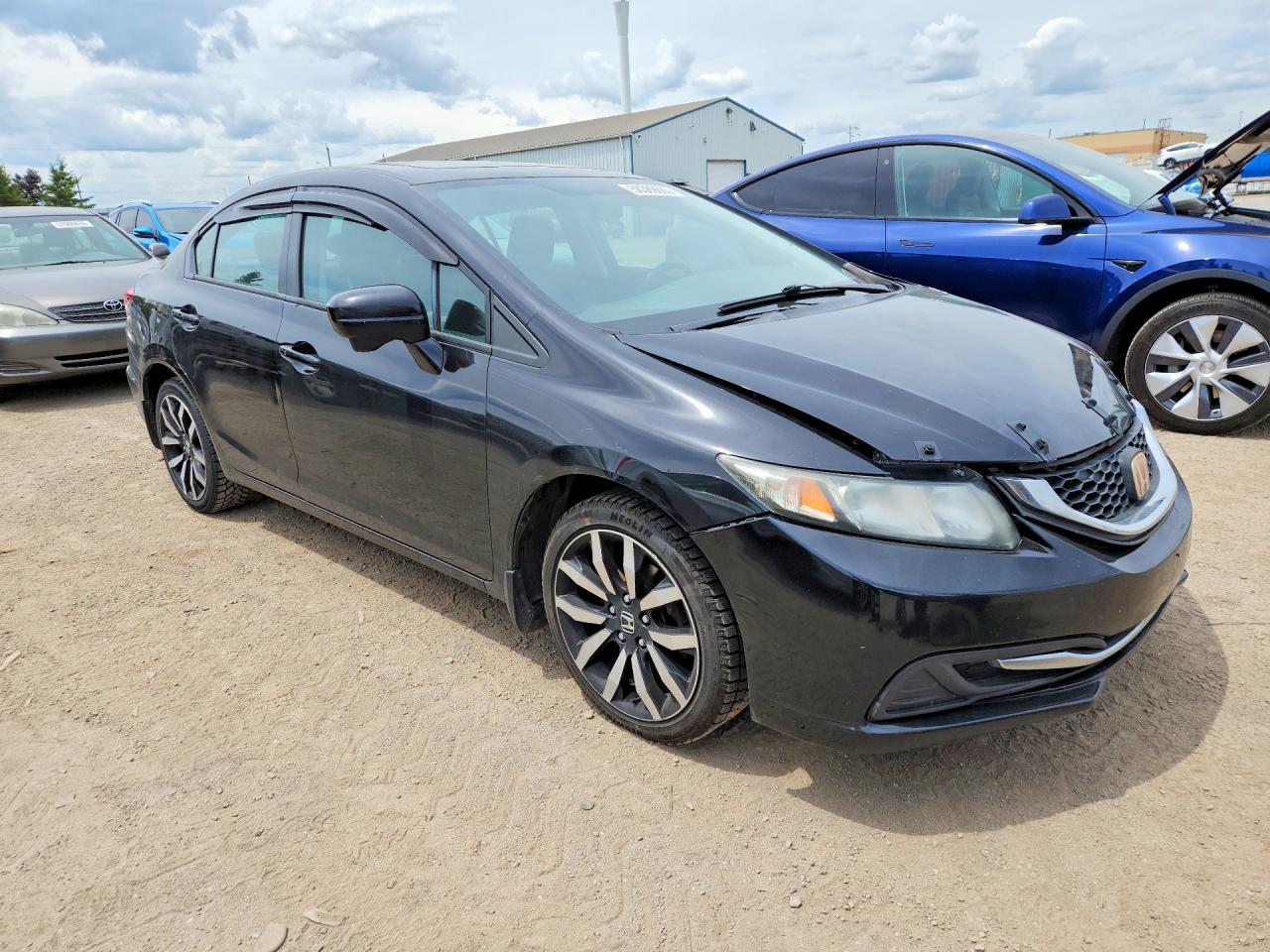 2014 Honda Civic Lx Black vin: 2HGFB2F56EH012645