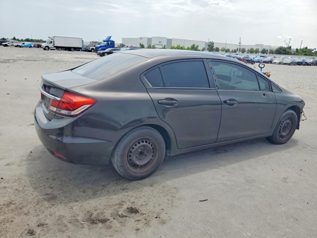 2014 Honda Civic Lx Коричневый vin: 2HGFB2F56EH507587