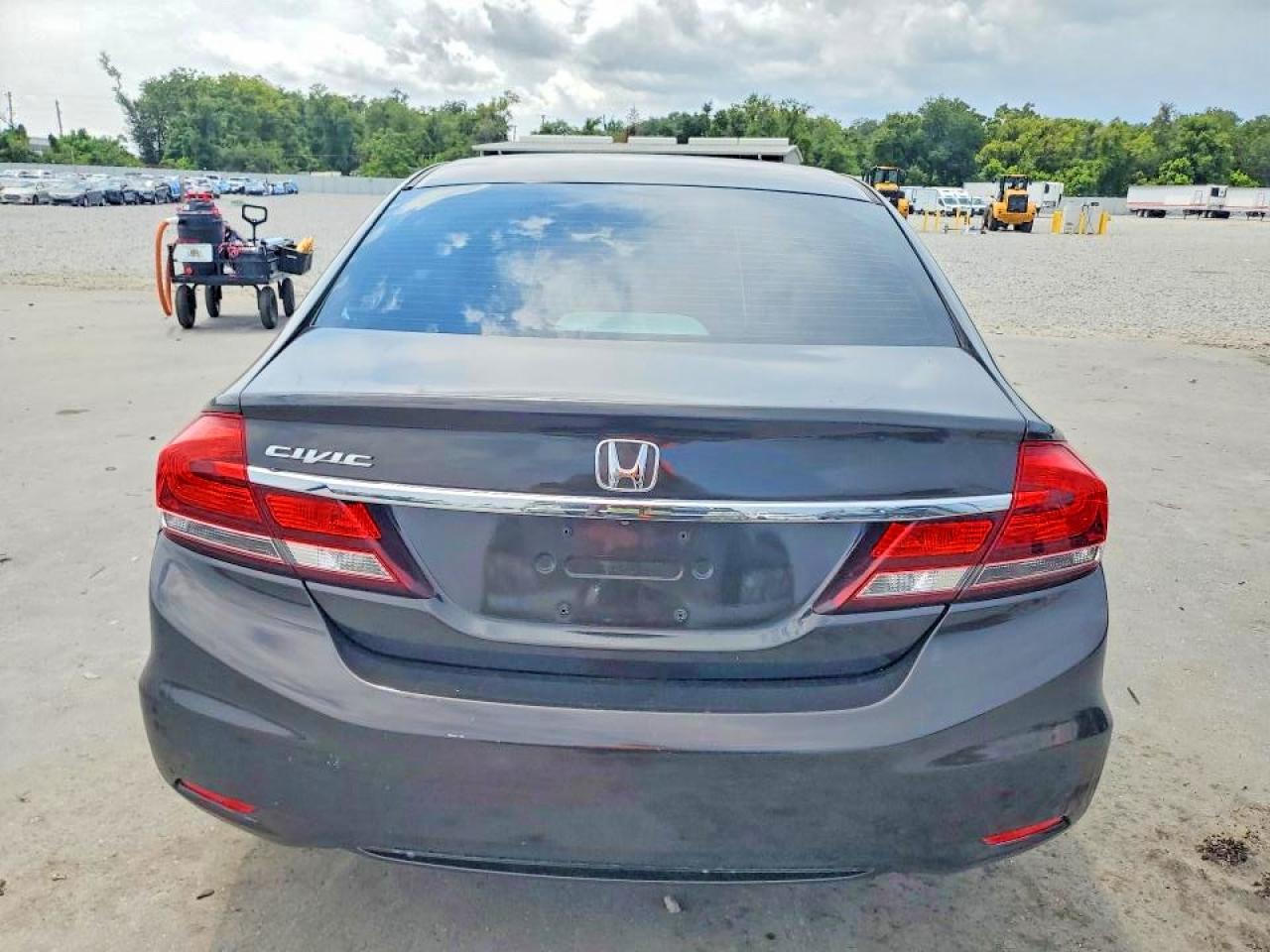 2014 Honda Civic Lx Коричневый vin: 2HGFB2F56EH507587