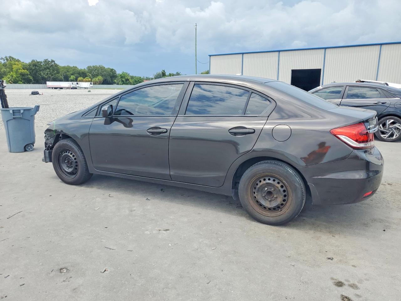 2014 Honda Civic Lx Коричневый vin: 2HGFB2F56EH507587