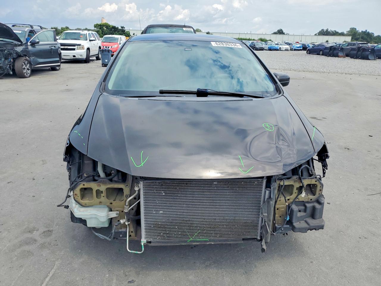 2014 Honda Civic Lx Коричневый vin: 2HGFB2F56EH507587