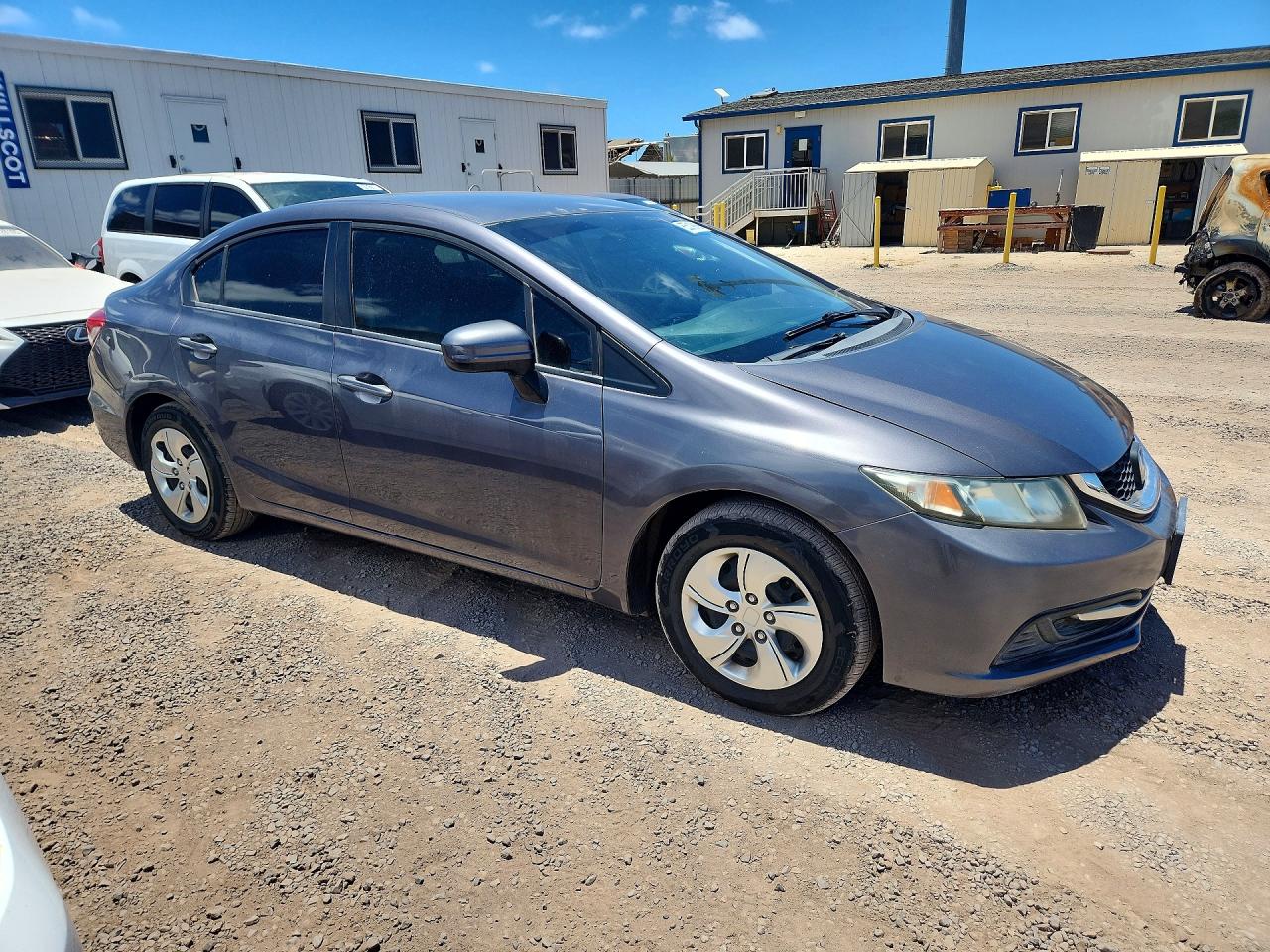 2014 Honda Civic Lx Charcoal vin: 2HGFB2F56EH508111
