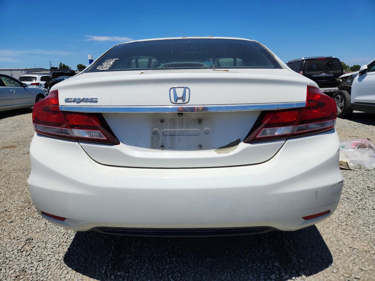 2014 Honda Civic Lx Белый vin: 2HGFB2F56EH508853