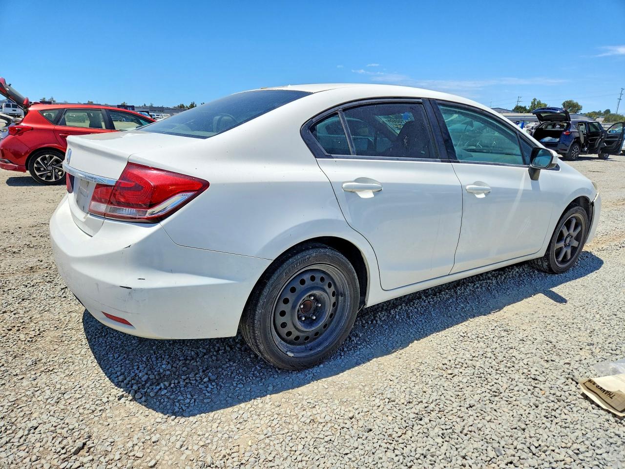 2014 Honda Civic Lx Белый vin: 2HGFB2F56EH508853