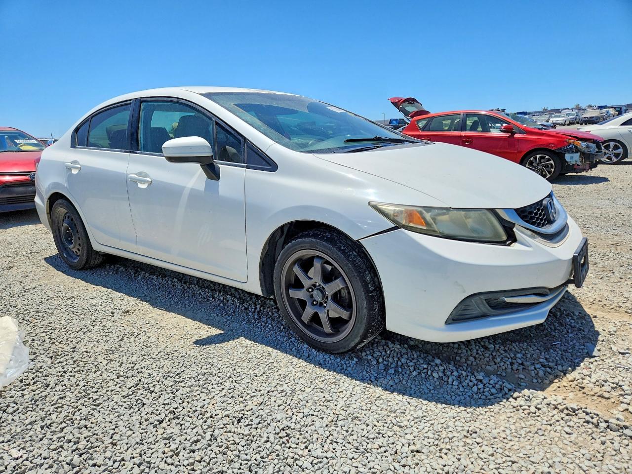 2014 Honda Civic Lx Белый vin: 2HGFB2F56EH508853