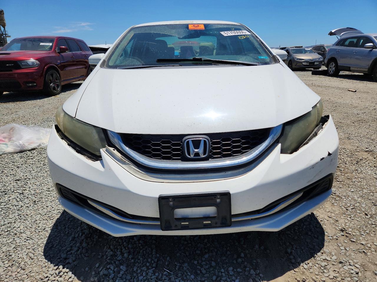 2014 Honda Civic Lx Белый vin: 2HGFB2F56EH508853
