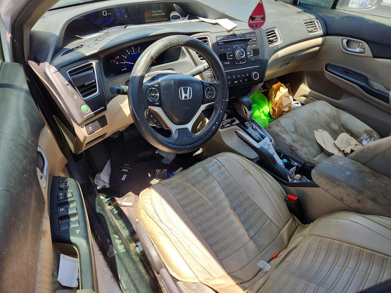 2014 Honda Civic Lx Белый vin: 2HGFB2F56EH508853