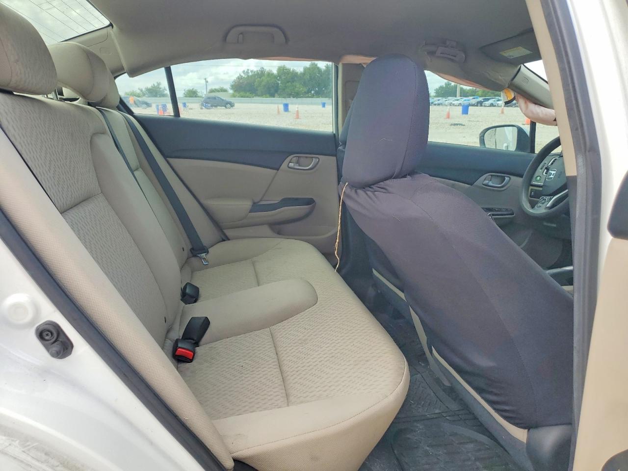 2014 Honda Civic Lx White vin: 2HGFB2F56EH510179