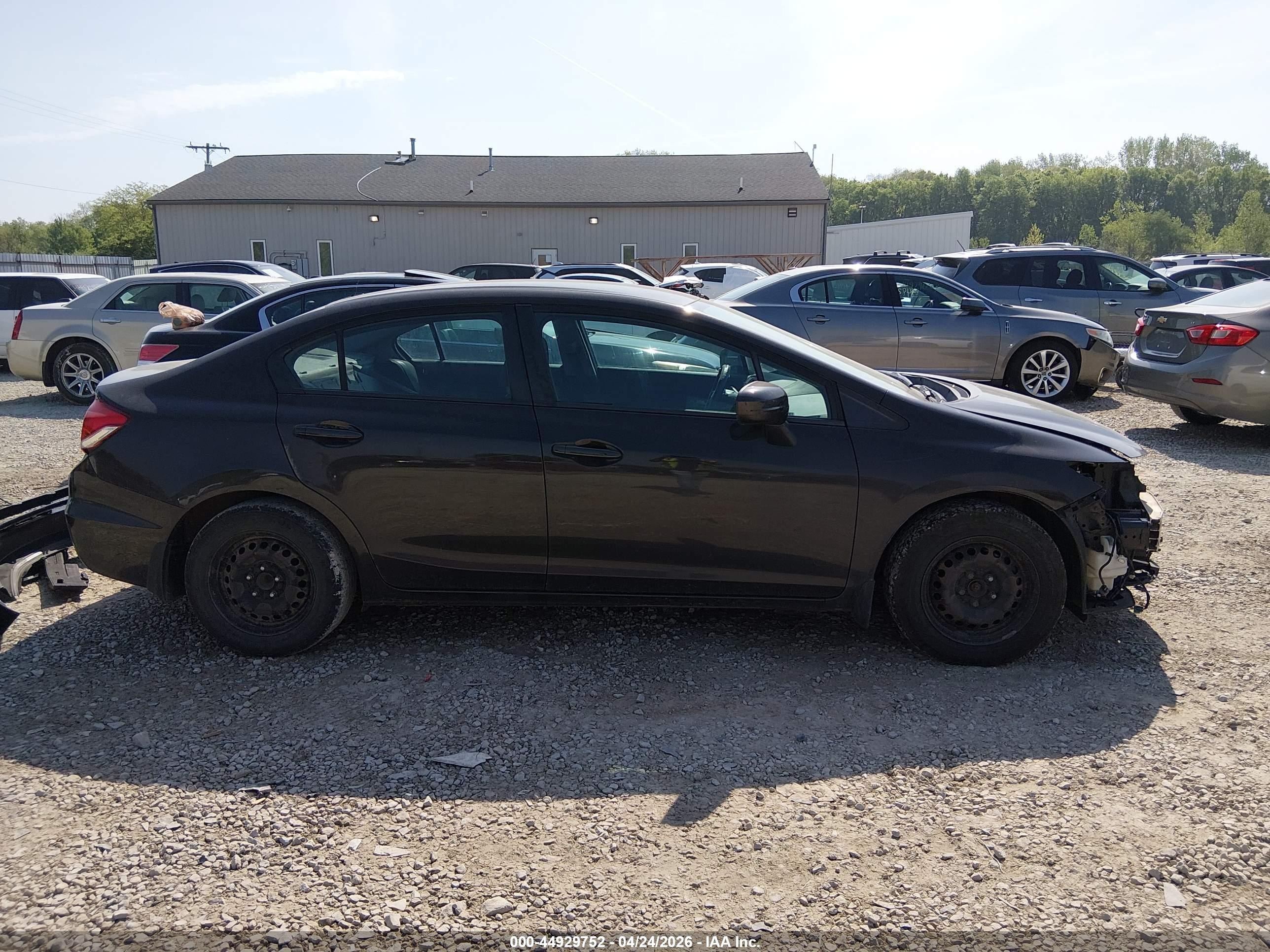 2014 Honda Civic Lx Black vin: 2HGFB2F56EH510392