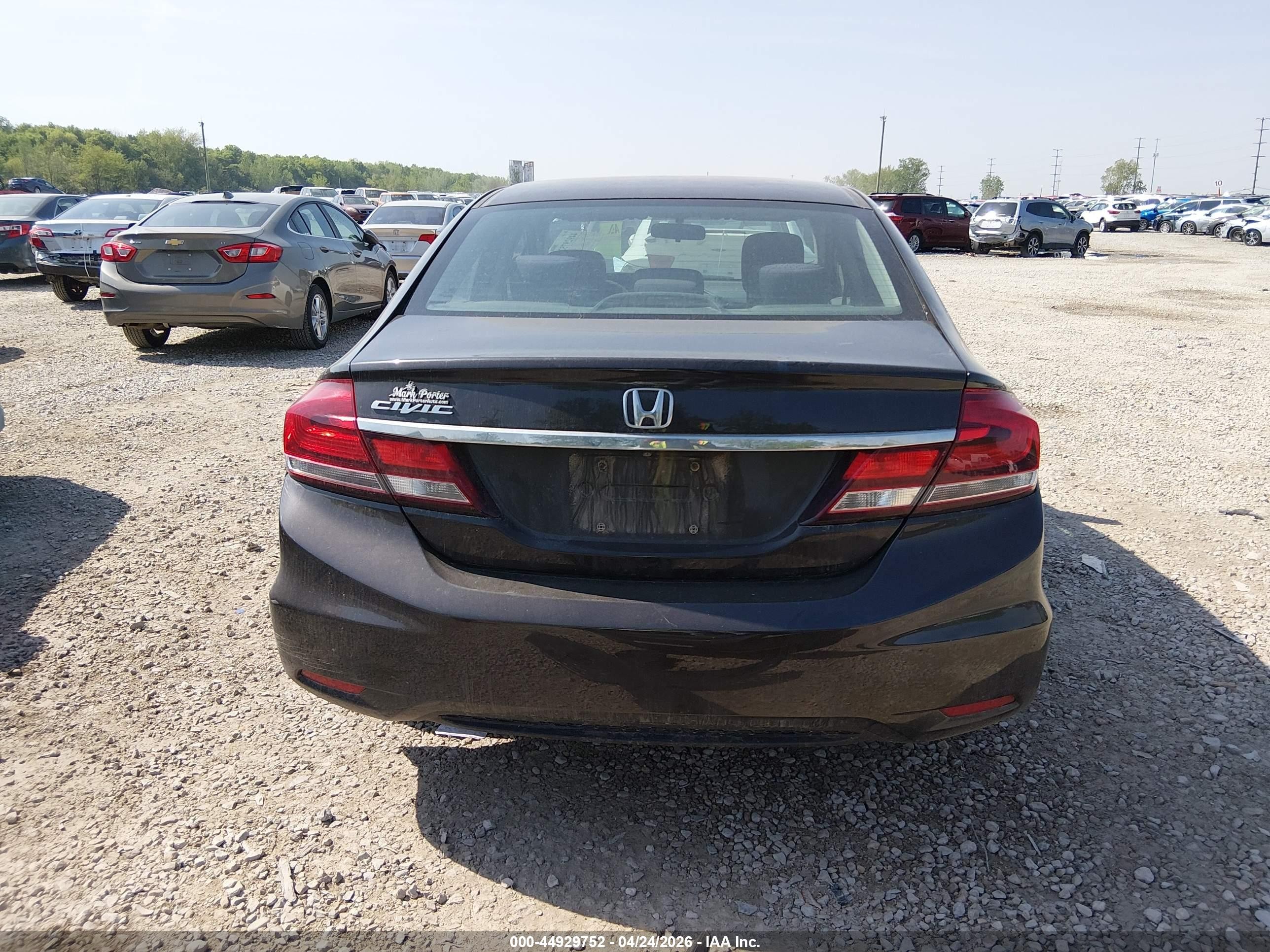 2014 Honda Civic Lx Black vin: 2HGFB2F56EH510392