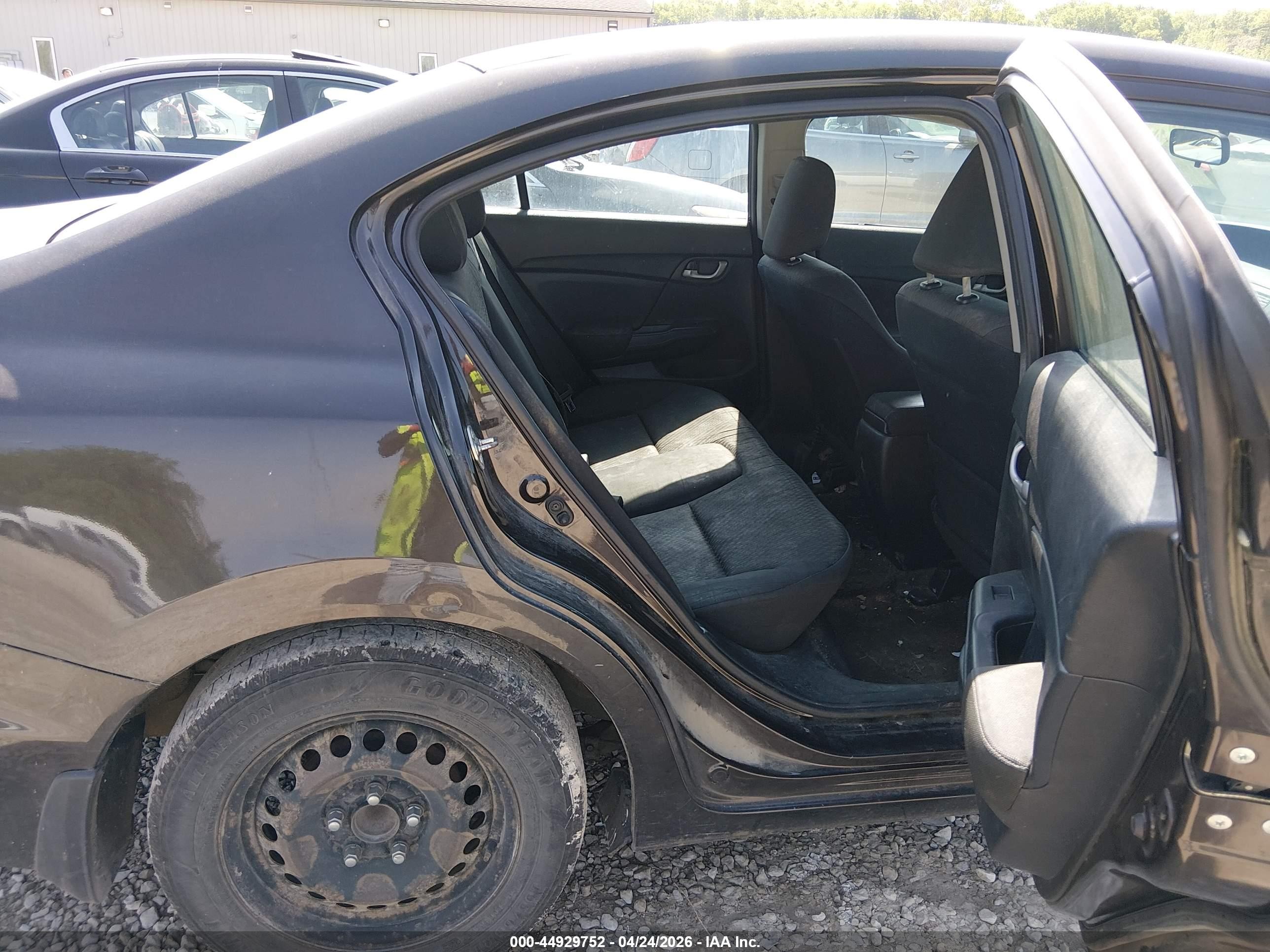 2014 Honda Civic Lx Black vin: 2HGFB2F56EH510392