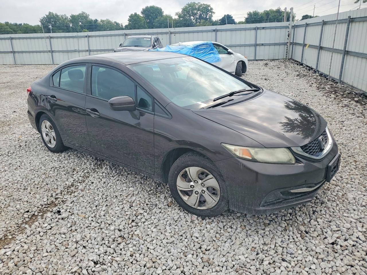 2014 Honda Civic Lx Brown vin: 2HGFB2F56EH511218