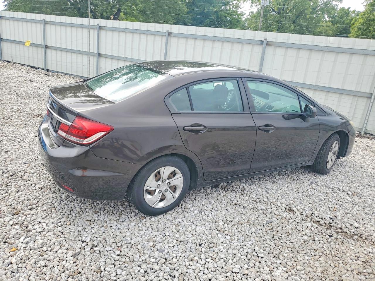 2014 Honda Civic Lx Brown vin: 2HGFB2F56EH511218
