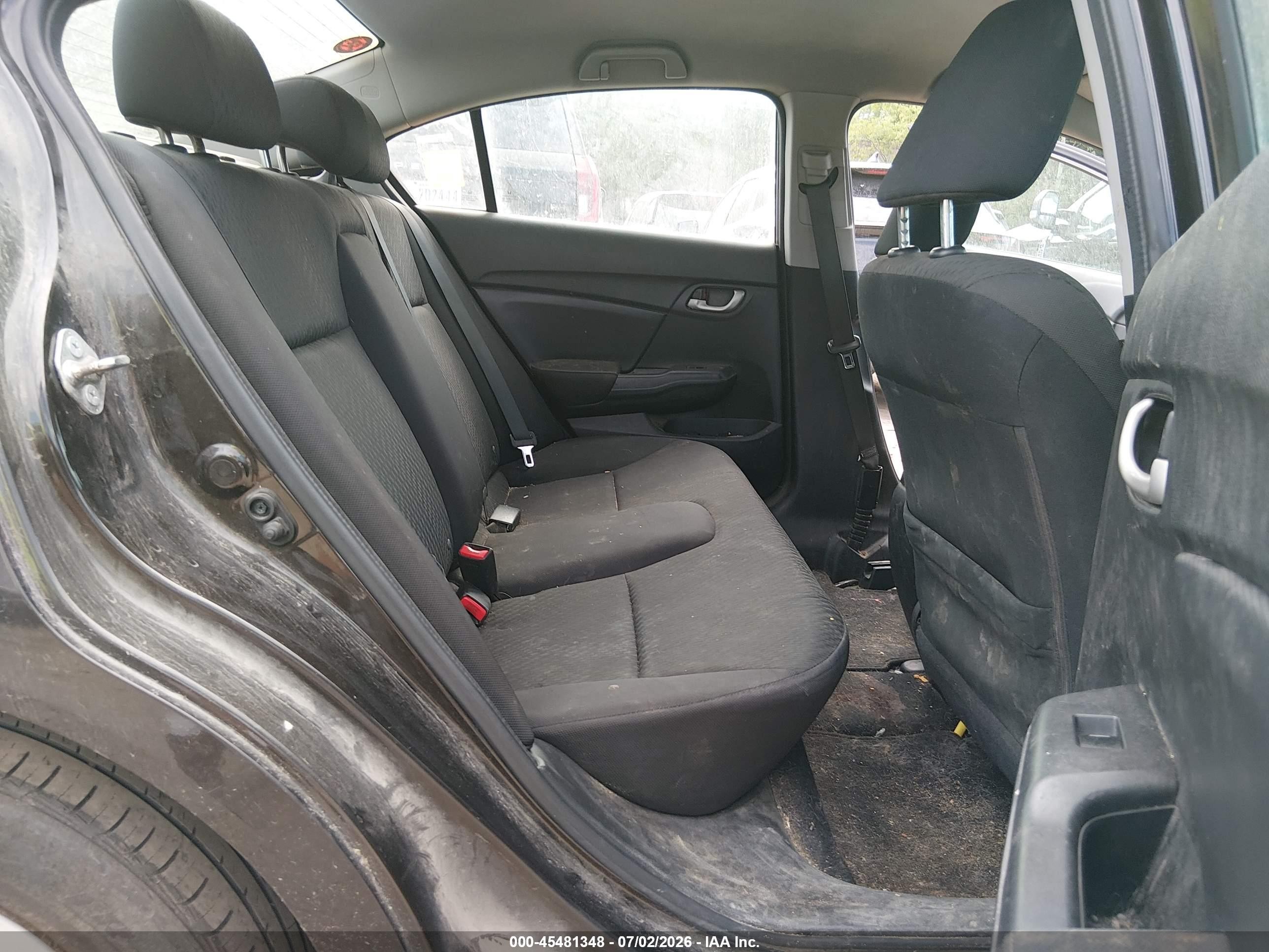 2014 Honda Civic Lx Коричневый vin: 2HGFB2F56EH520792