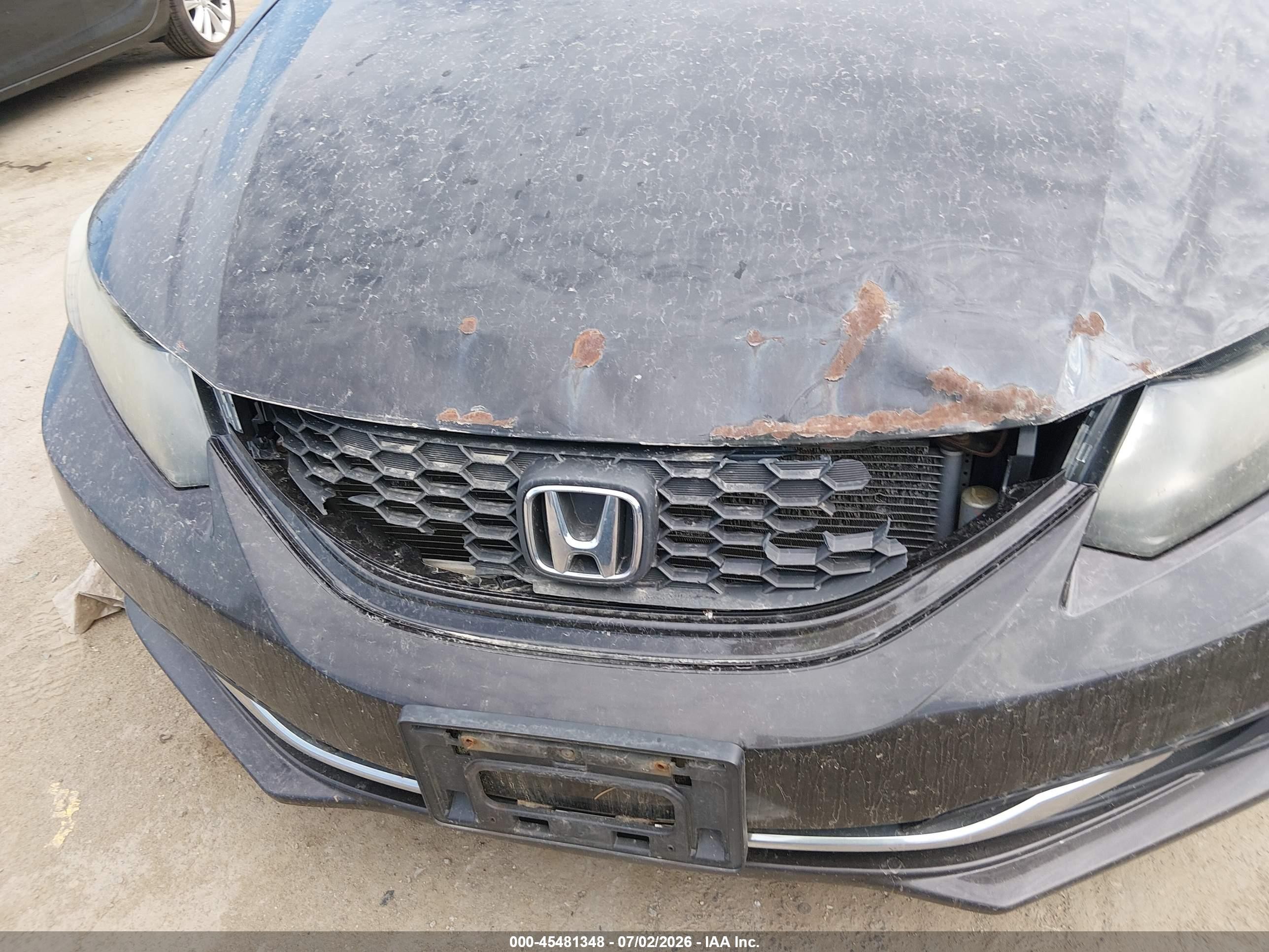 2014 Honda Civic Lx Коричневый vin: 2HGFB2F56EH520792