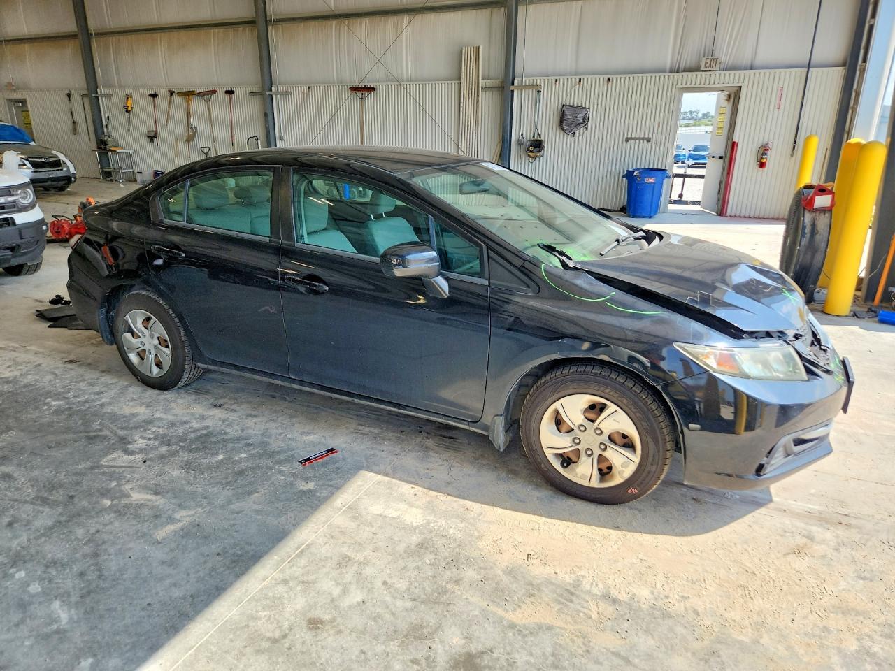 2014 Honda Civic Lx Black vin: 2HGFB2F56EH526107