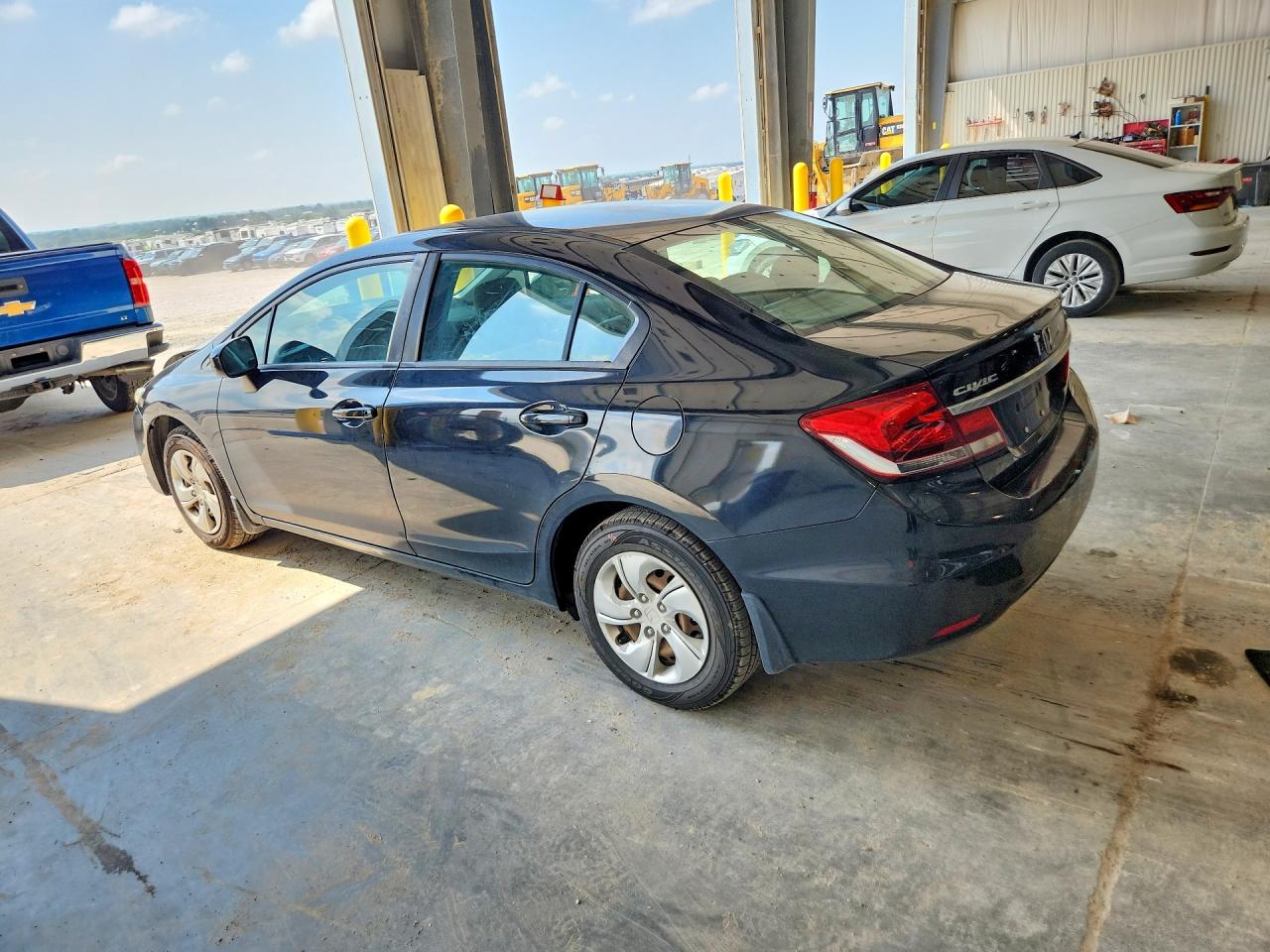 2014 Honda Civic Lx Black vin: 2HGFB2F56EH526107