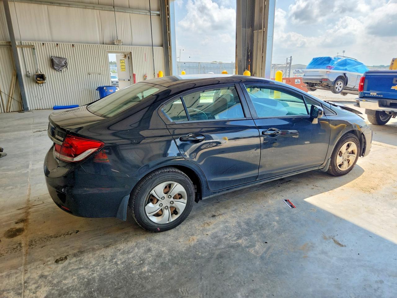 2014 Honda Civic Lx Black vin: 2HGFB2F56EH526107