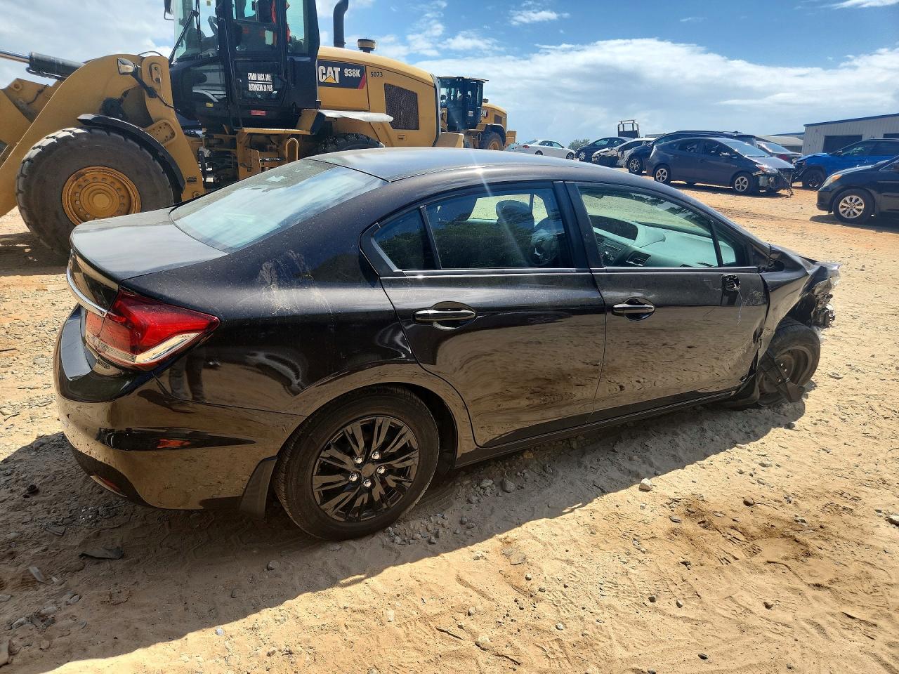 2014 Honda Civic Lx Gray vin: 2HGFB2F56EH526995