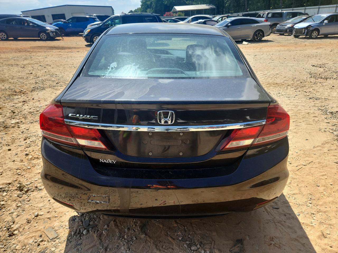 2014 Honda Civic Lx Gray vin: 2HGFB2F56EH526995