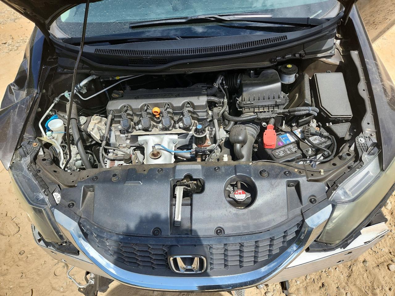 2014 Honda Civic Lx Gray vin: 2HGFB2F56EH526995