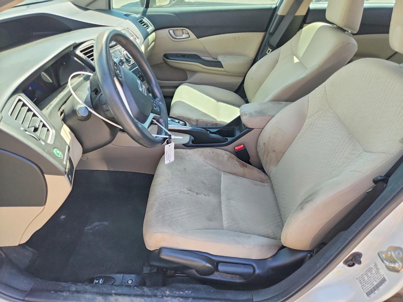 2014 Honda Civic Lx White vin: 2HGFB2F56EH529962