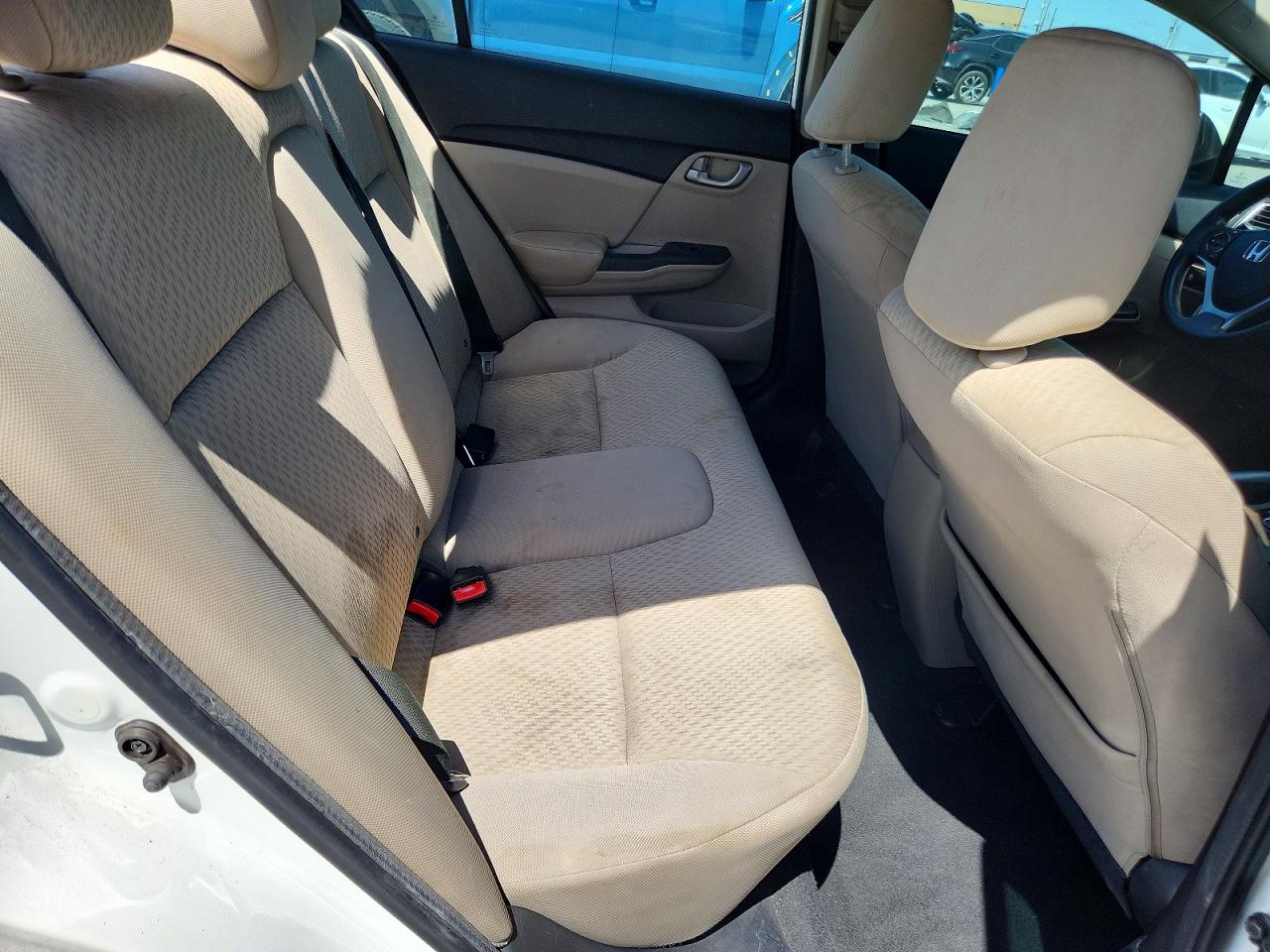 2014 Honda Civic Lx White vin: 2HGFB2F56EH529962