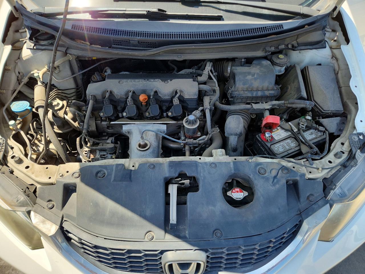 2014 Honda Civic Lx White vin: 2HGFB2F56EH529962