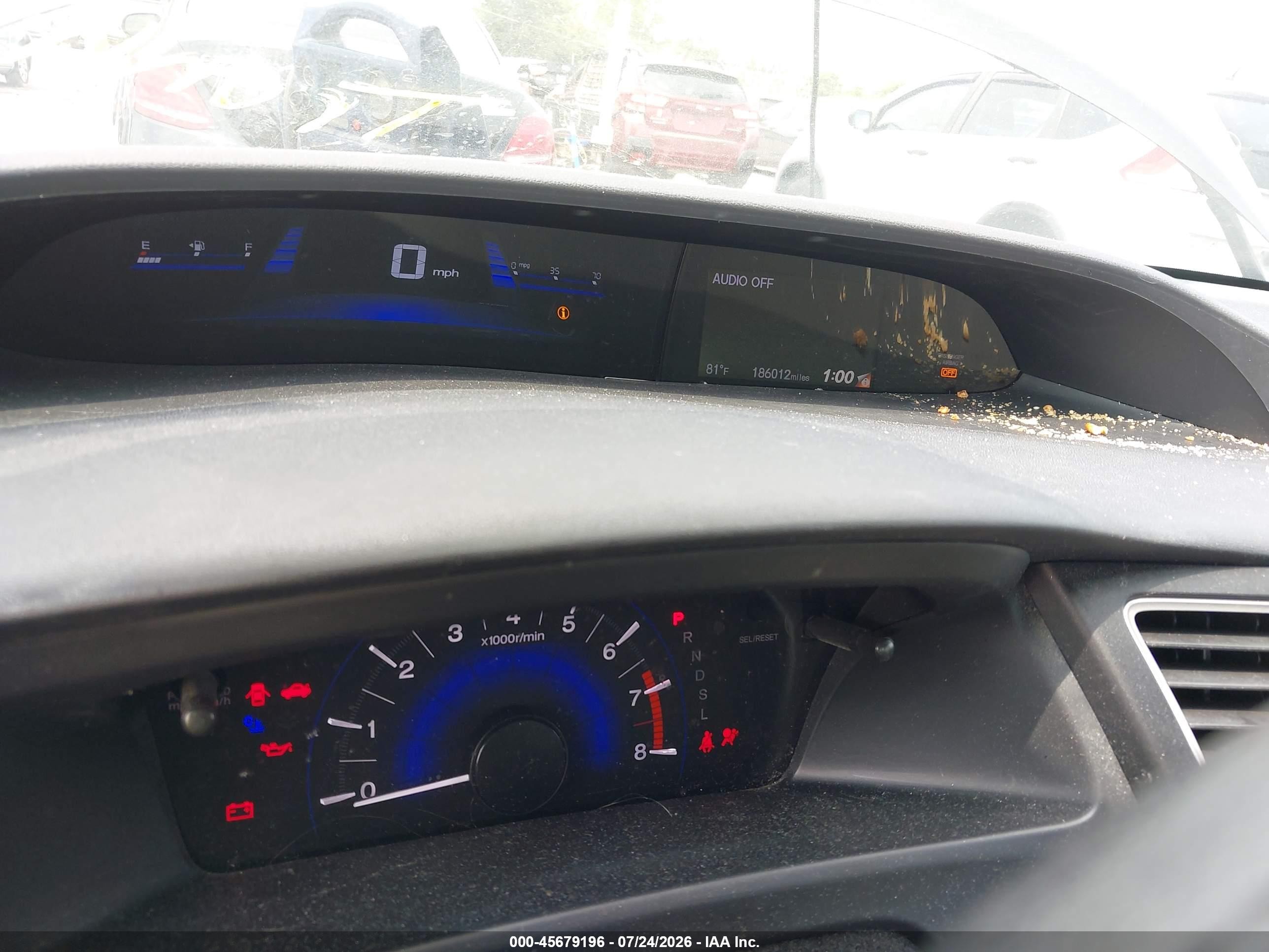 2014 Honda Civic Lx Серый vin: 2HGFB2F56EH545871
