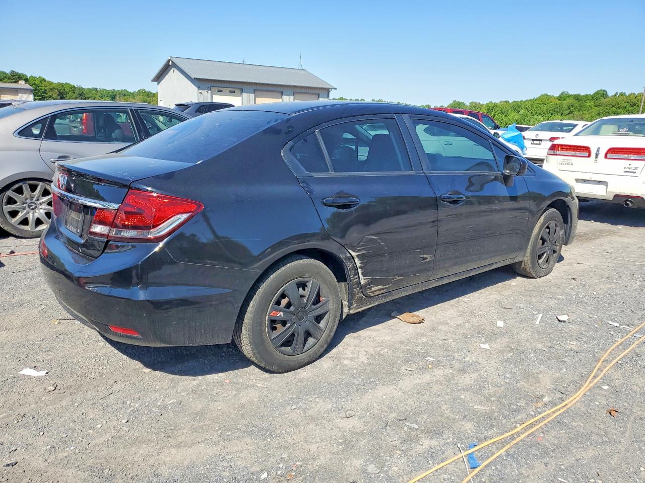 2014 Honda Civic Lx Черный vin: 2HGFB2F56EH549242