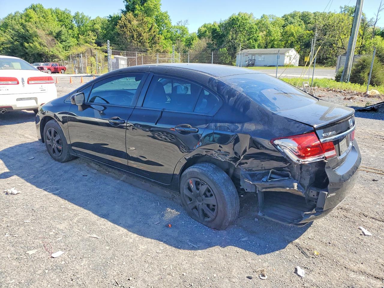 2014 Honda Civic Lx Черный vin: 2HGFB2F56EH549242