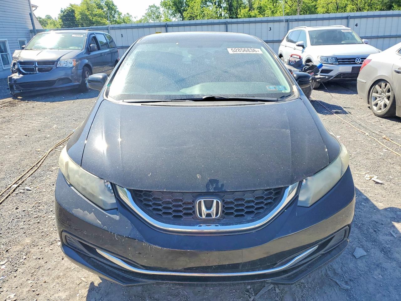 2014 Honda Civic Lx Черный vin: 2HGFB2F56EH549242