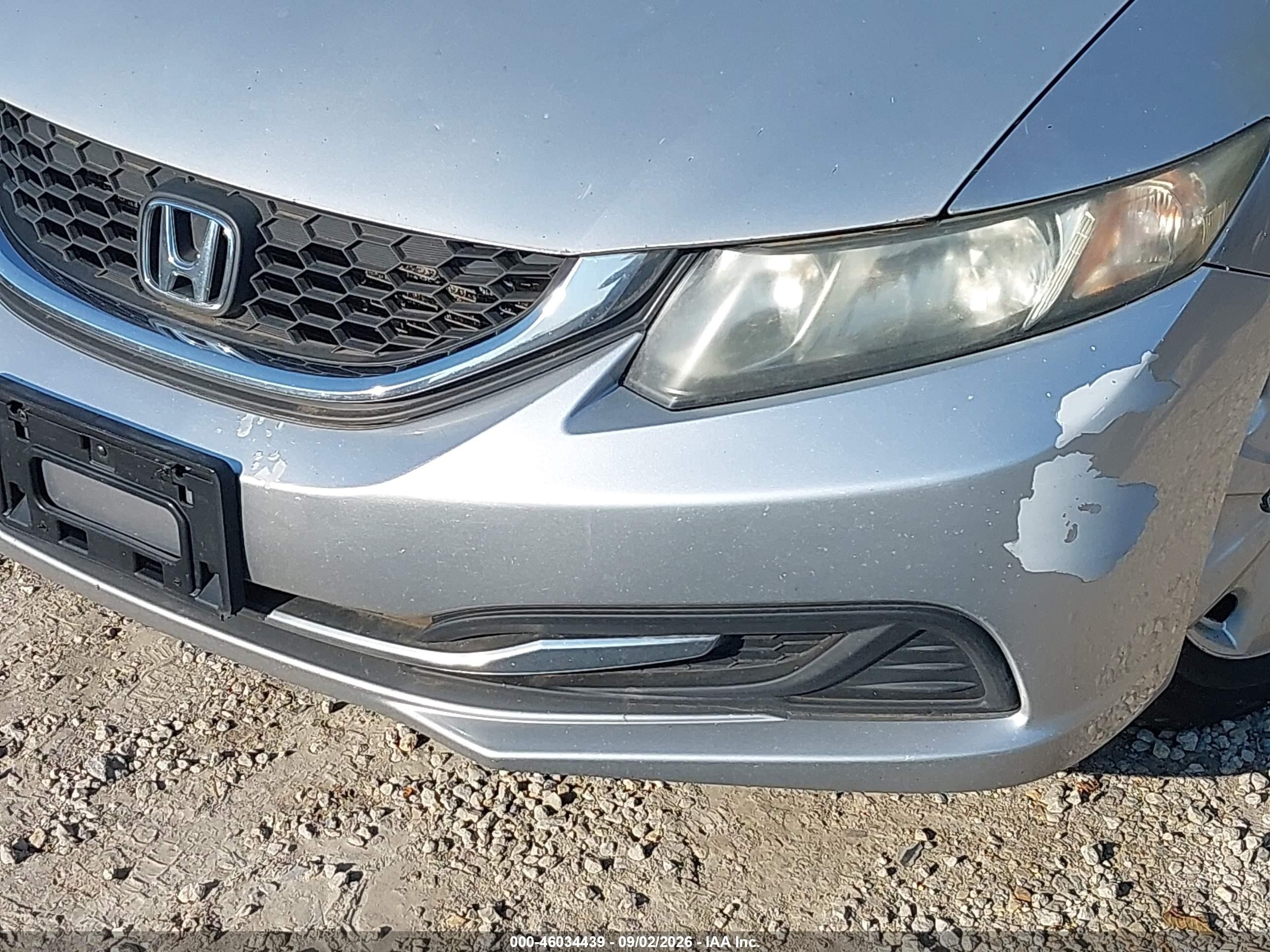 2014 Honda Civic Lx Silver vin: 2HGFB2F56EH554862
