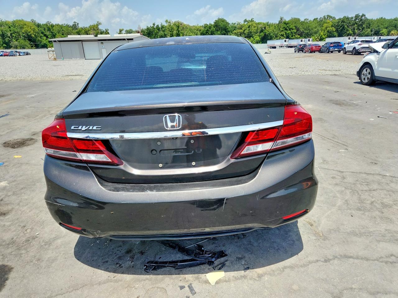 2014 Honda Civic Lx Brown vin: 2HGFB2F56EH555199
