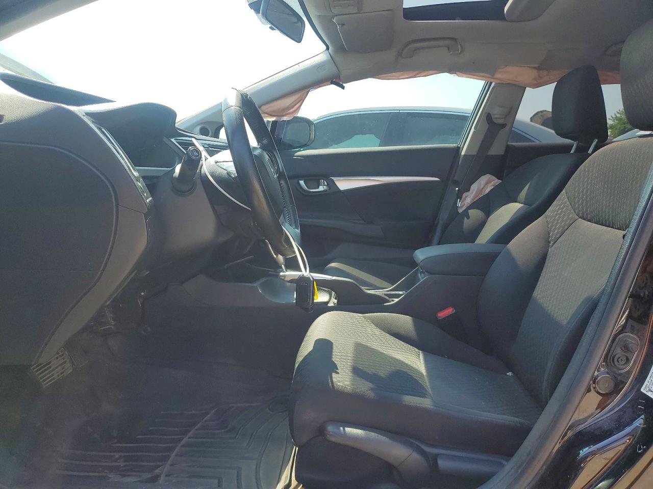 2015 Honda Civic Lx Black vin: 2HGFB2F56FH012582
