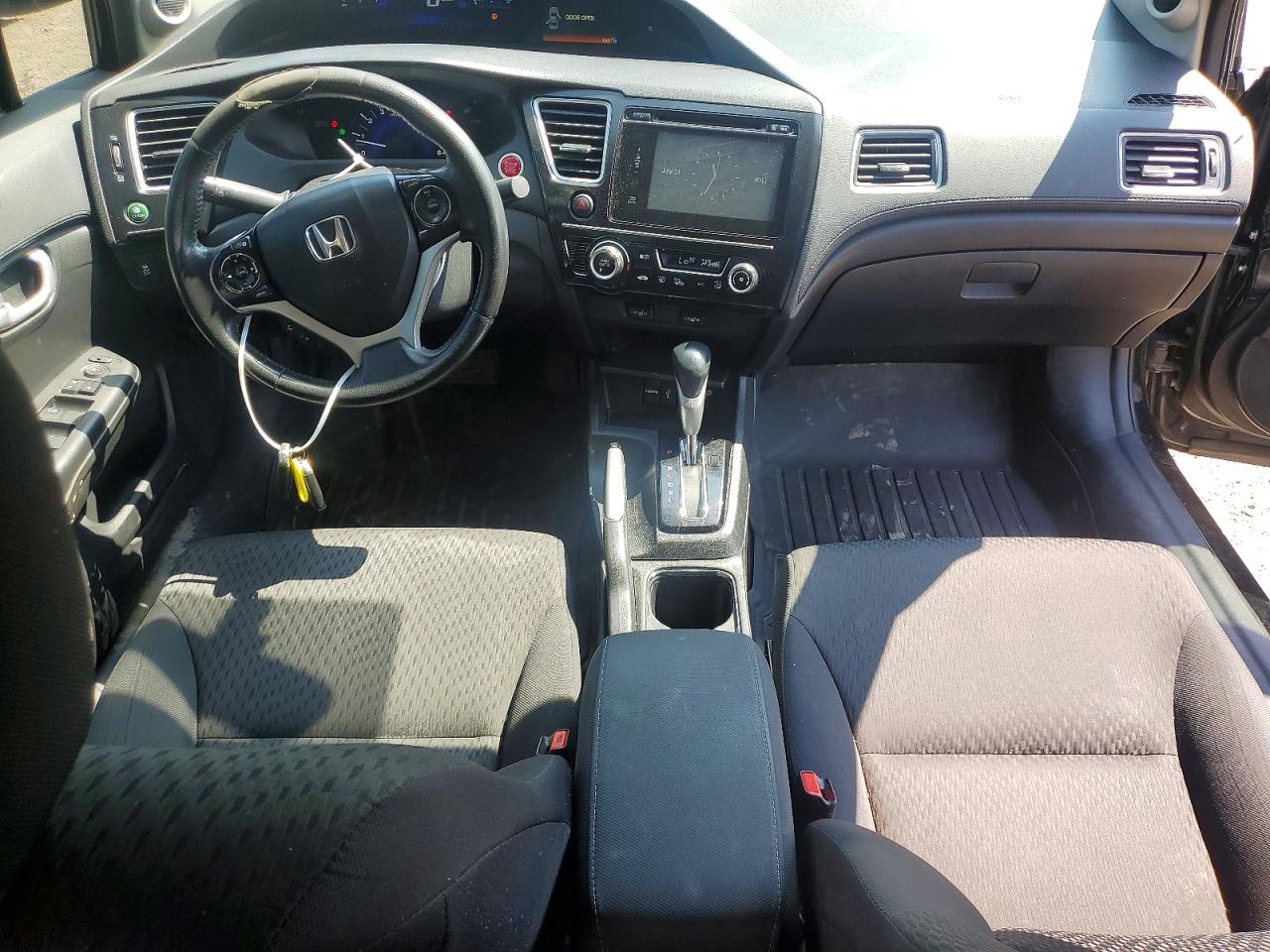 2015 Honda Civic Lx Black vin: 2HGFB2F56FH012582