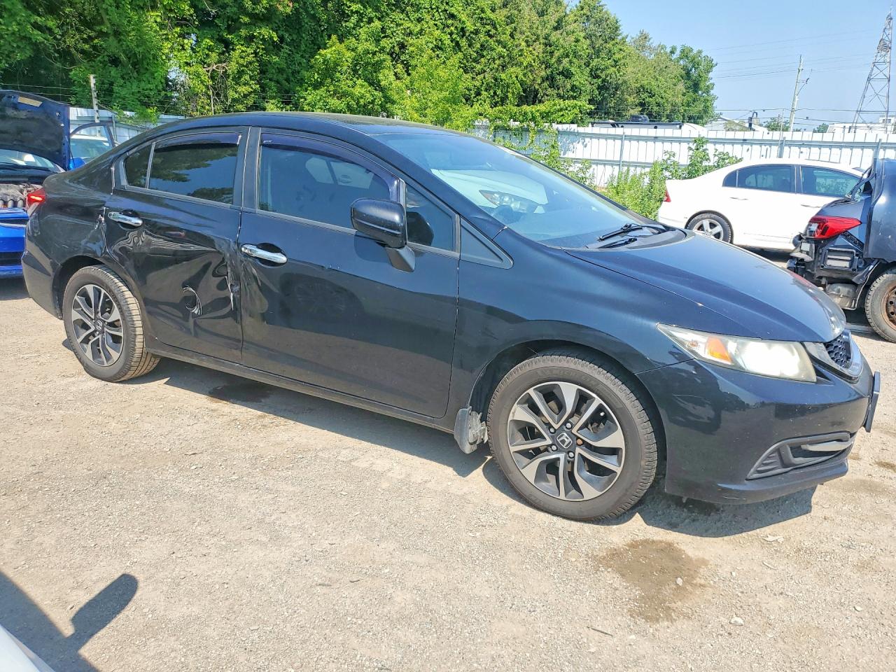 2015 Honda Civic Lx Black vin: 2HGFB2F56FH012582