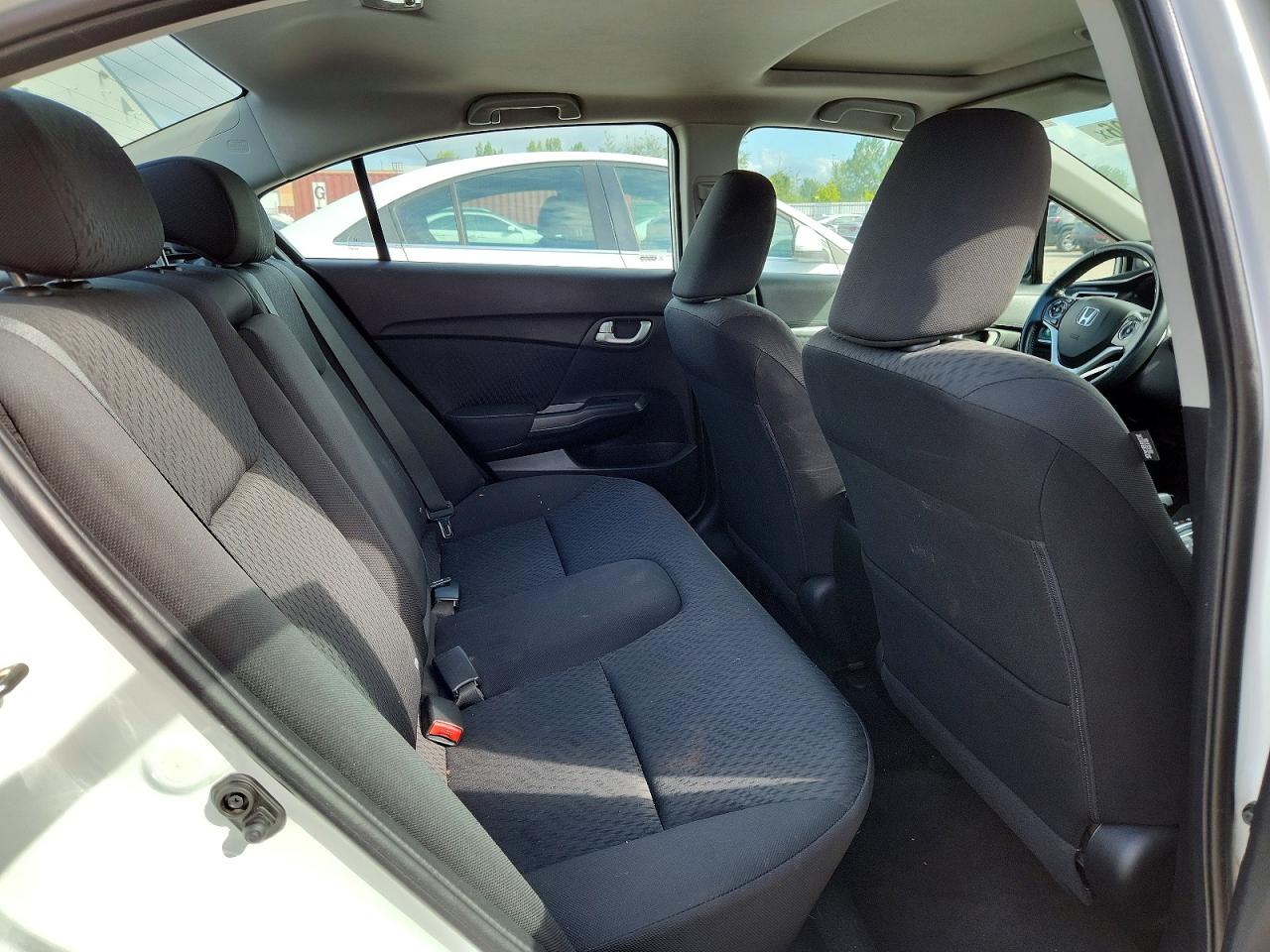 2015 Honda Civic Lx White vin: 2HGFB2F56FH037210