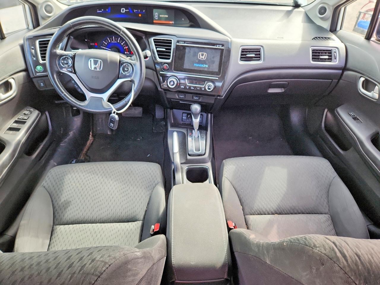 2015 Honda Civic Lx White vin: 2HGFB2F56FH037210