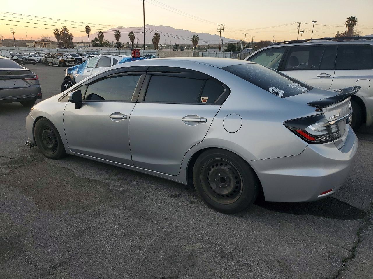 2015 Honda Civic Lx Silver vin: 2HGFB2F56FH512130