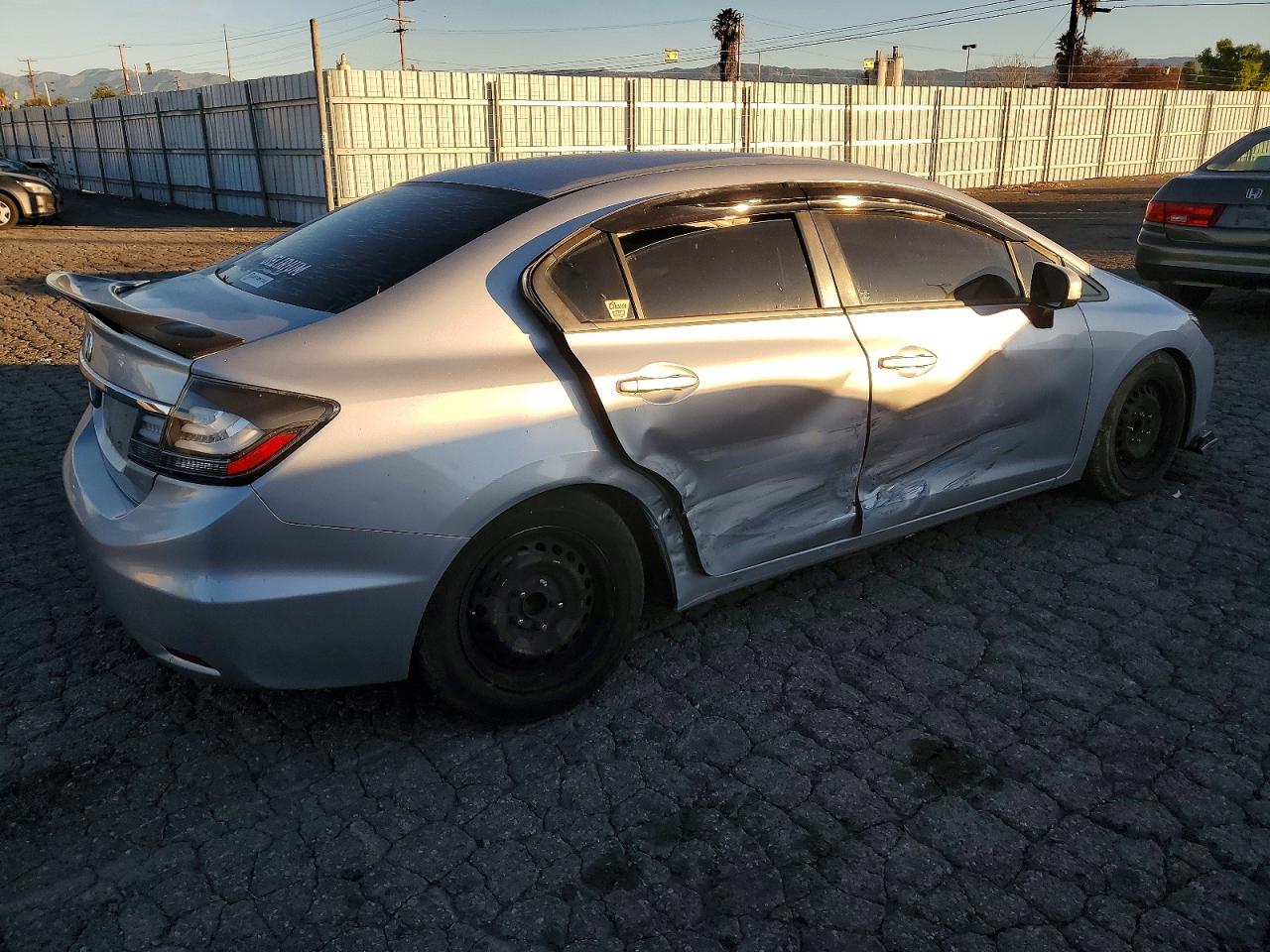2015 Honda Civic Lx Silver vin: 2HGFB2F56FH512130