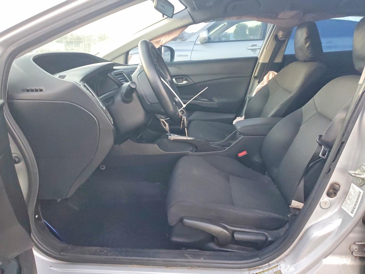 2015 Honda Civic Lx Silver vin: 2HGFB2F56FH512130