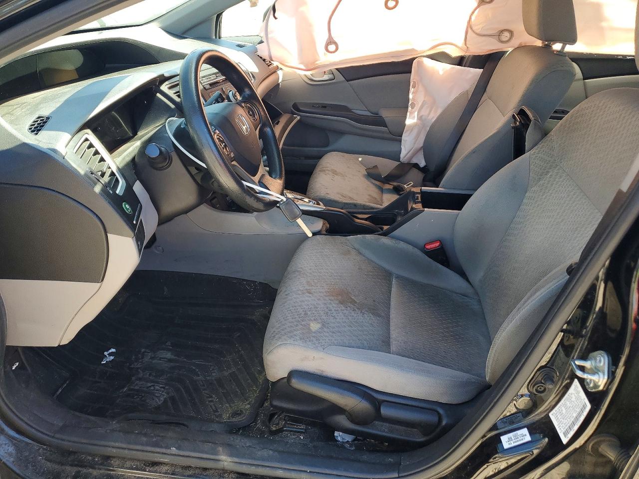 2015 Honda Civic Lx Black vin: 2HGFB2F56FH517246