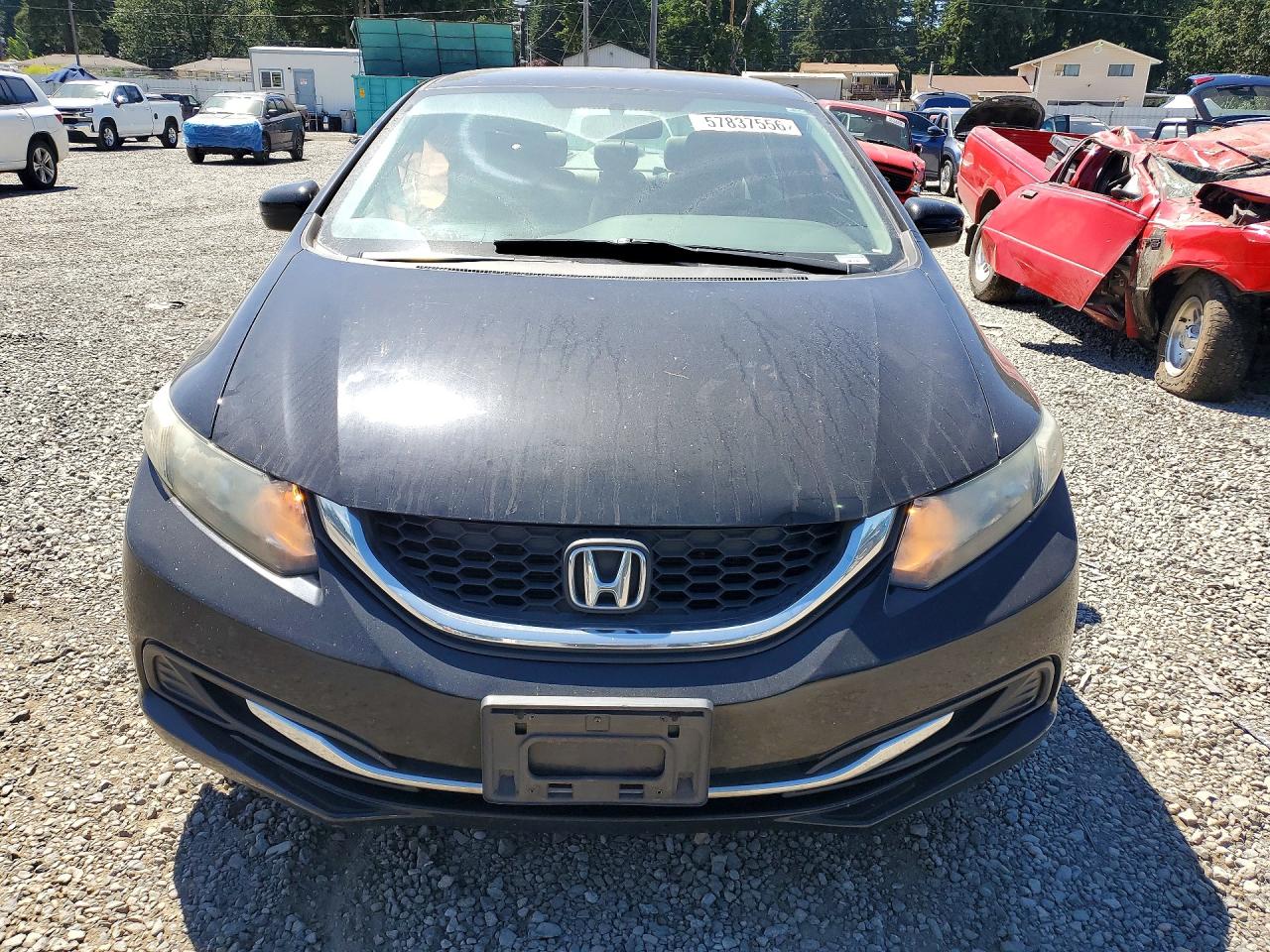 2015 Honda Civic Lx Black vin: 2HGFB2F56FH517246